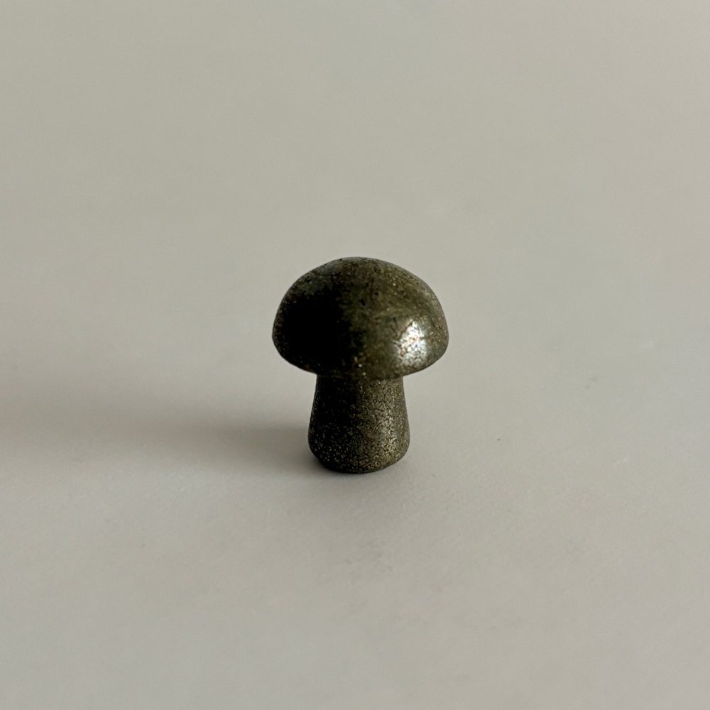 Hematite Mini Mushroom Crystal Carving